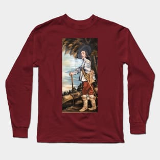 Musketeer Painting by my Father Long Sleeve T-Shirt